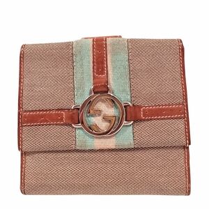 Gucci Web Reins Compact Wallet